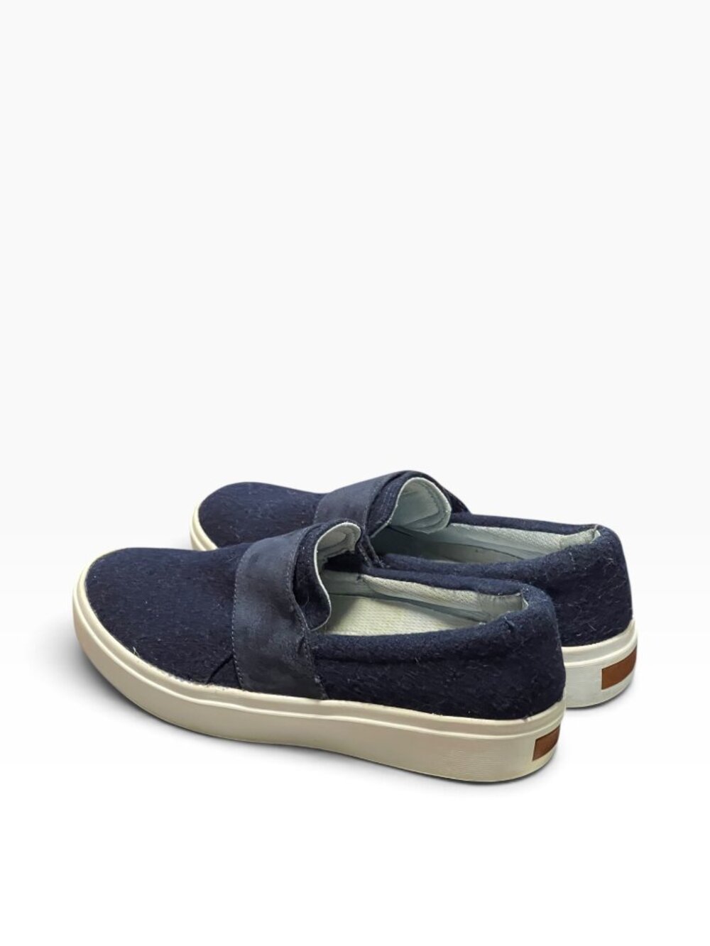 Dr. Scholl's Women Blue Navy Wander Band Slip-On Sneaker Size 6.5
